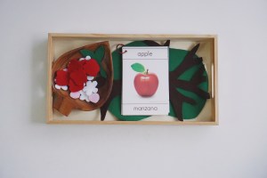Puzzle de Manzana de fieltro