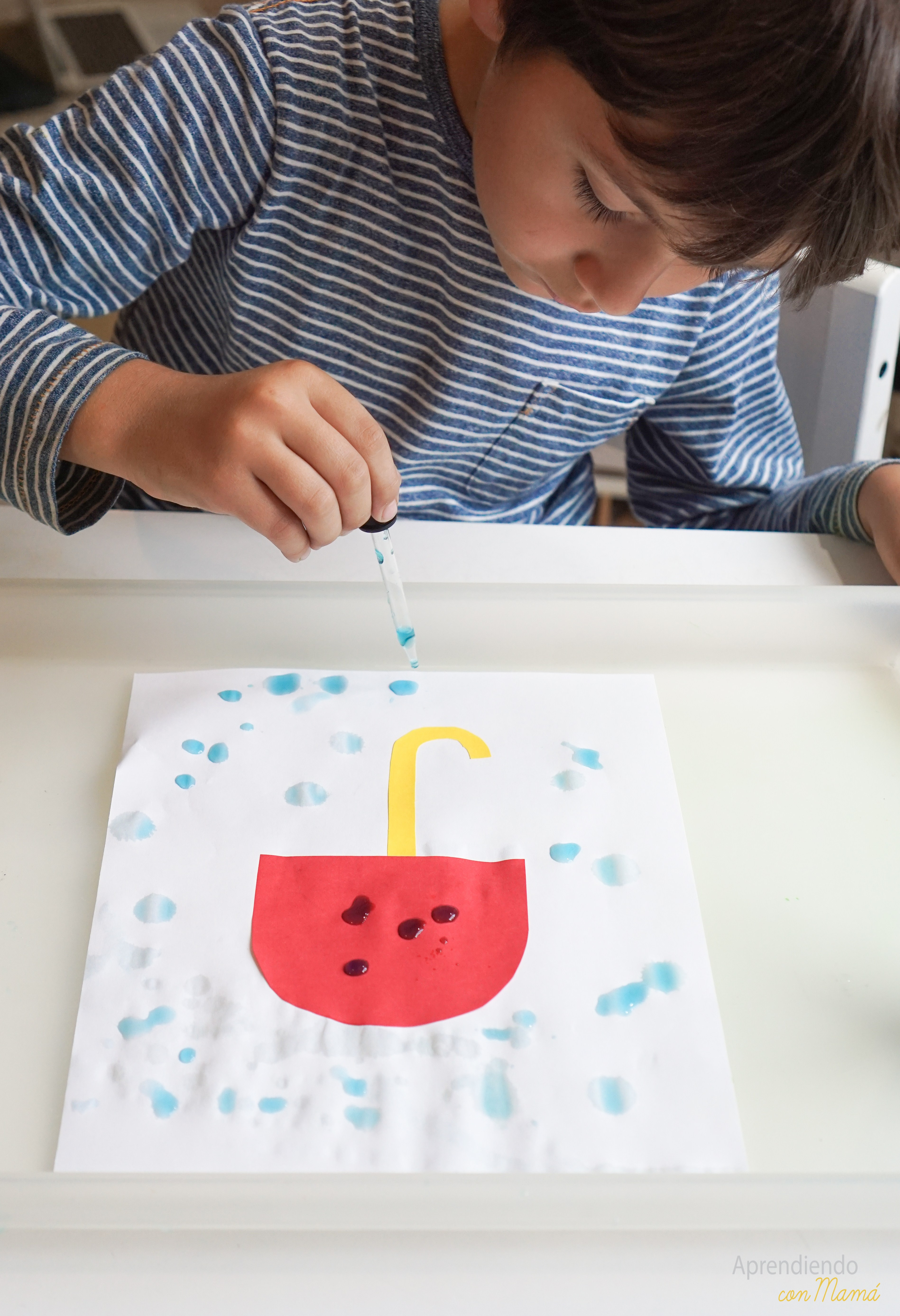 Weather theme Montessori at home.