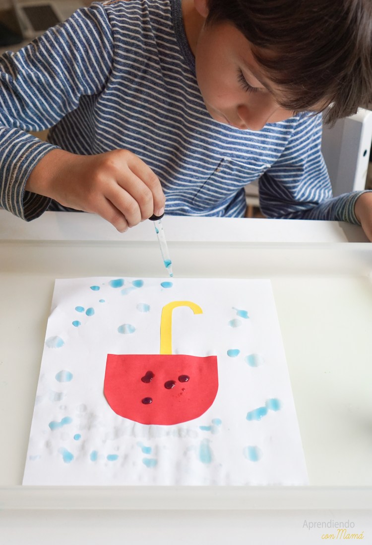 Weather theme Montessori at home.