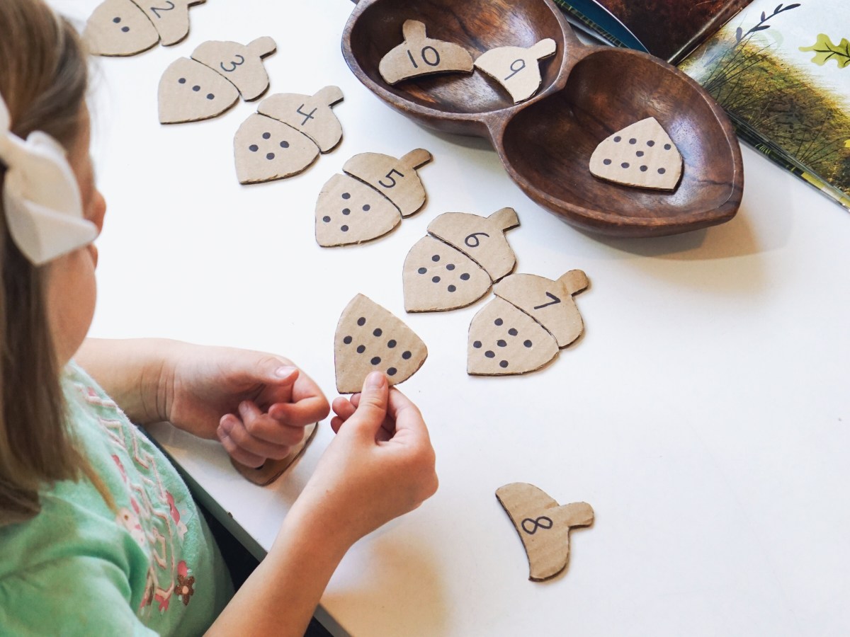 ¡Puzzle de Bellotas hechas de&nbsp;carton!